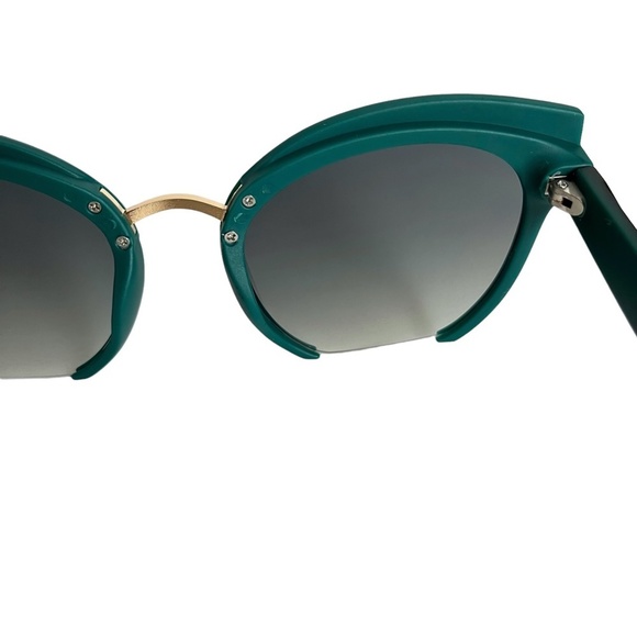 SUN GLASSES SUNGLASSES Green Black Plastic Frame Oversized Shades Beach Summer - Picture 12 of 14